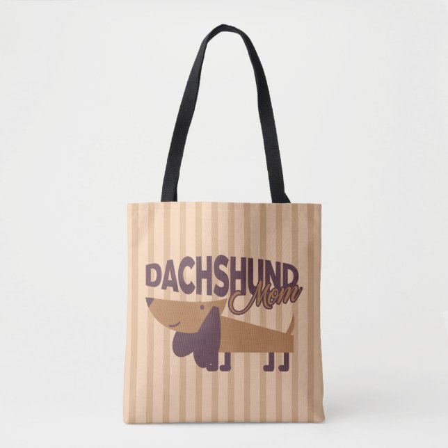 Dachshund Mum All-Over-Print Tote Bag (Front)