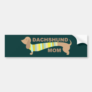 Dachshund Mum Bumper Sticker