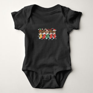 Dachshund Mum Christmas Dog Lover Gift New Year Baby Bodysuit