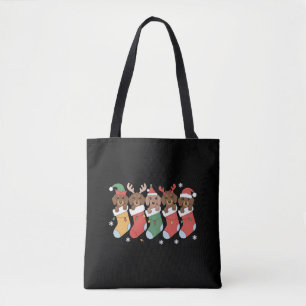 Dachshund Mum Christmas Dog Lover Gift New Year Tote Bag