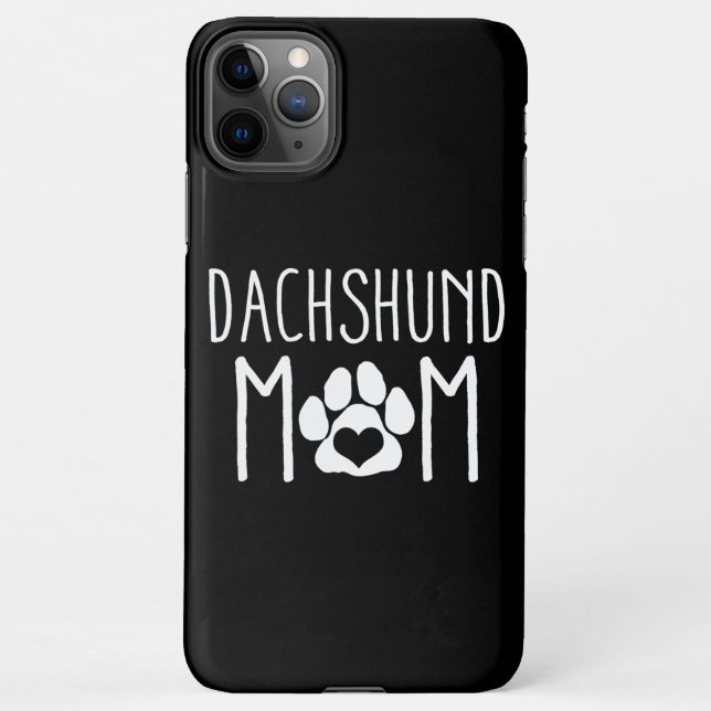 Dachshund Mum Dog Lover Gift Mors Day Mama iPhone Case (Back)