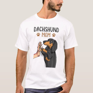 Dachshund Mum Funny Weenie Mama Dog Lover Women T-Shirt