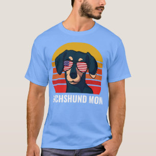 Dachshund Mum Funny Weiner Dog Women T-Shirt