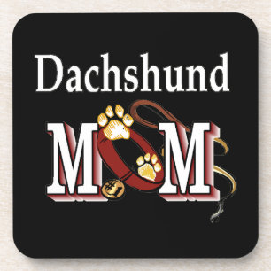Dachshund Mum Gifts Coaster