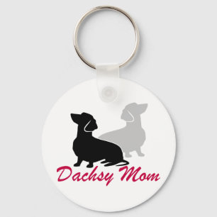 Dachshund Mum Key Ring