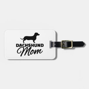 Dachshund Mum Luggage Tag