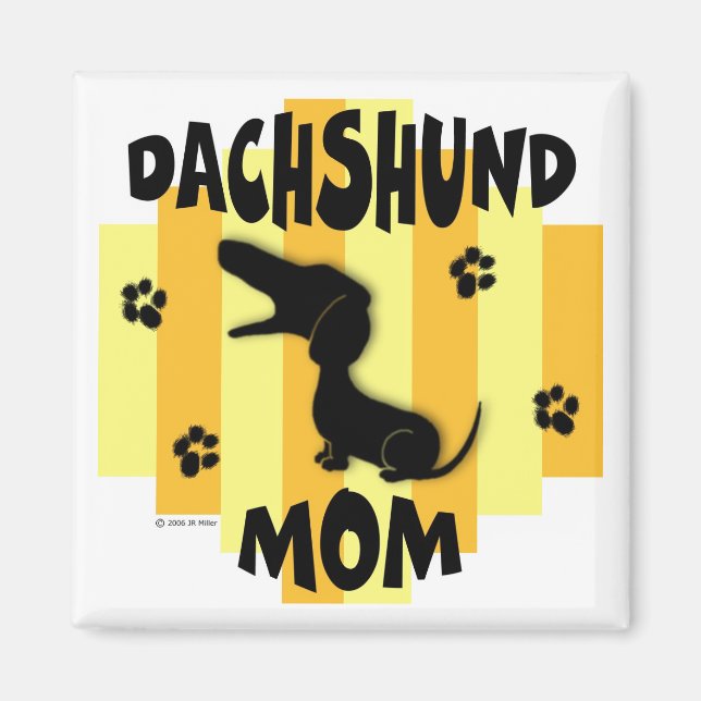 Dachshund Mum Magnet (Front)