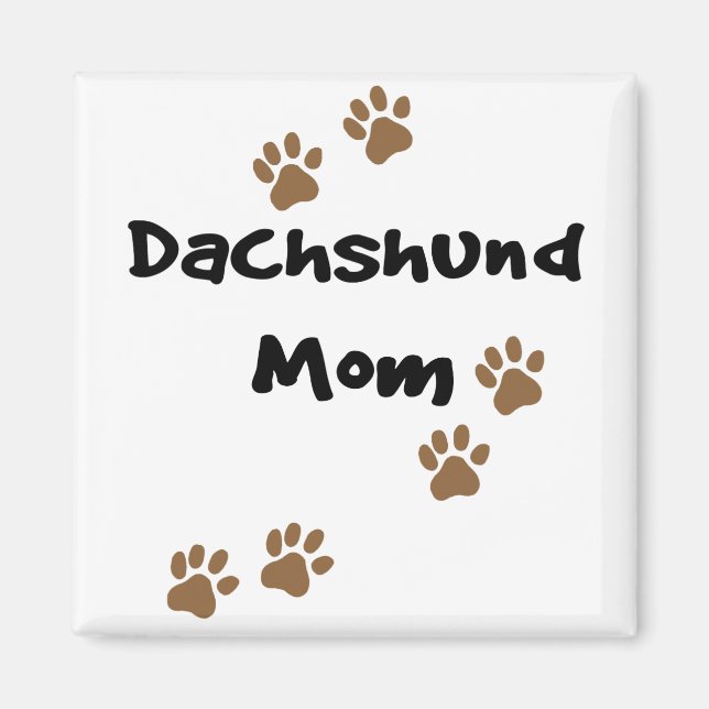 Dachshund Mum Magnet (Front)