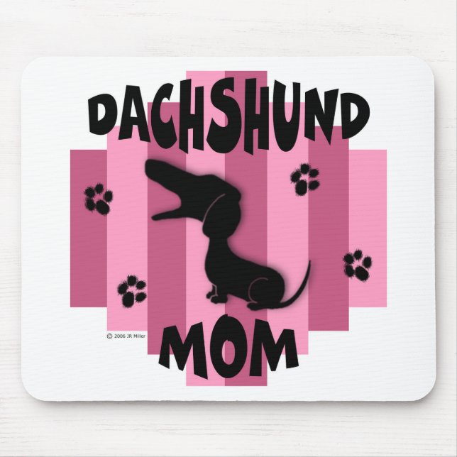 Dachshund Mum Mousepad (Front)
