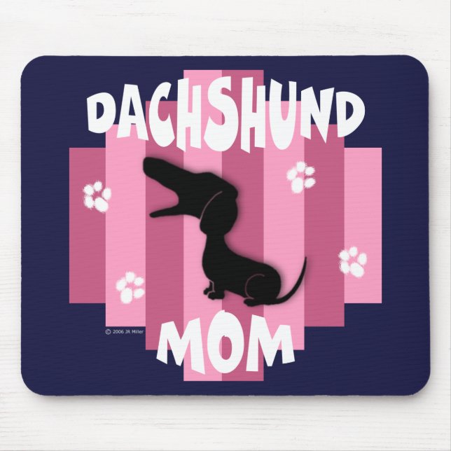 Dachshund Mum Mousepad (Front)