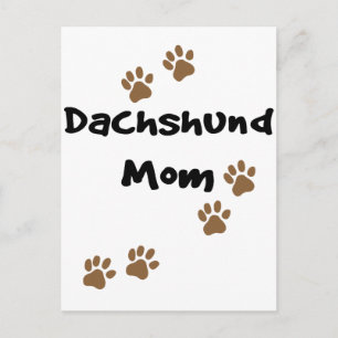 Dachshund Mum Postcard