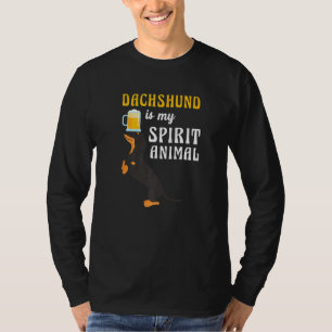 Dachshund My Spirit Animal Wiener Sausage Puppy  O T-Shirt