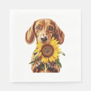 Dachshund Napkin