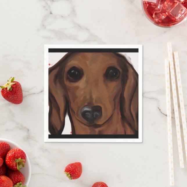 DACHSHUND                  NAPKIN (Insitu)