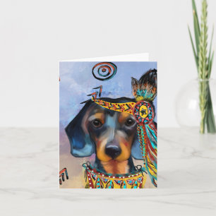 DACHSHUND   NOTE CARD