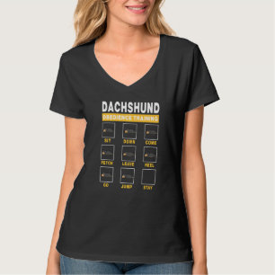Dachshund Obedience Training Dog Guide To Trainer T-Shirt