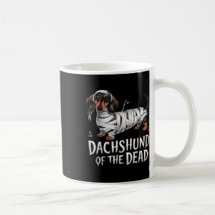 Dachshund Of Dead Halloween Mummy Dog  Coffee Mug