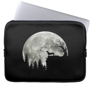 Dachshund On Mountain Halloween Graphic Tees Gifts Laptop Sleeve