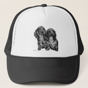 Dachshund Pair Trucker Hat
