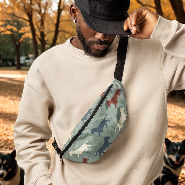 Dachshund Pattern Bum Bags (Creator Uploaded)