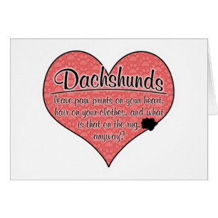 Dachshund Paw Prints Dog Humour