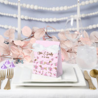 Dachshund & Peonies Custom Floral Pink Wedding 