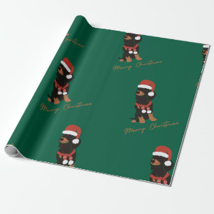 Dachshund pet christmas Wrapping Paper