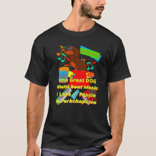 Dachshund Pet Funny Wiener Dog  Ima Great Dog Pun  T-Shirt