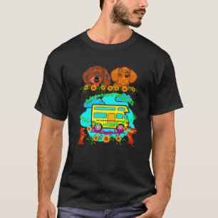 DACHSHUND PET FUNNY WIENER DOG LOVER ADVENTURE CAM T-Shirt