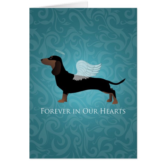 Dachshund - Pet Loss Memorial Design (Front)