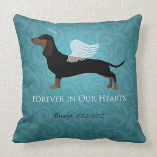 Dachshund - Pet Loss Memorial Design Cushion