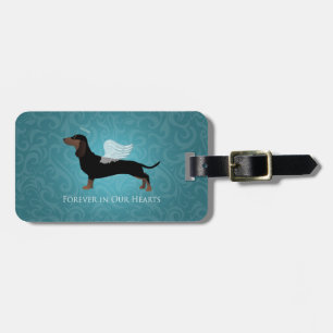 Dachshund - Pet Loss Memorial Design Luggage Tag