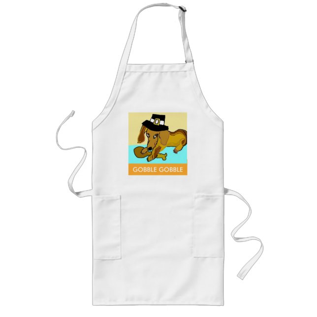 DACHSHUND PILGRIM APRON (Front)
