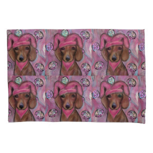 Dachshund pillowcase