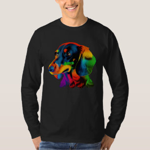 Dachshund Pop Colorful  Dachshund T-Shirt