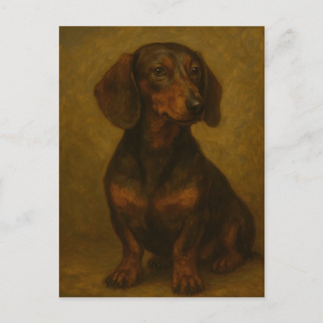 Dachshund Postcard (Front)