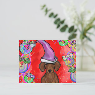 DACHSHUND POSTCARD