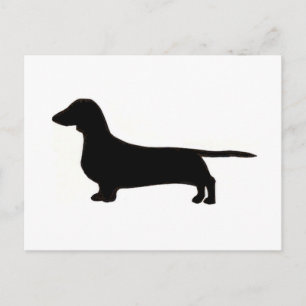dachshund postcard