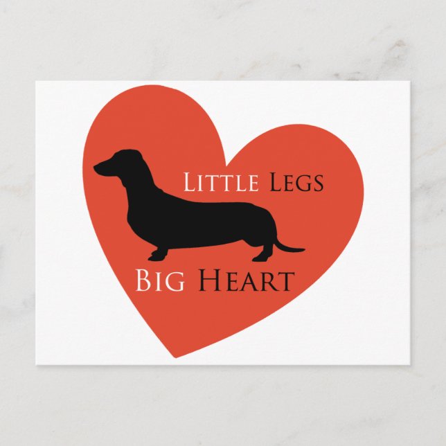 Dachshund Postcard (Front)