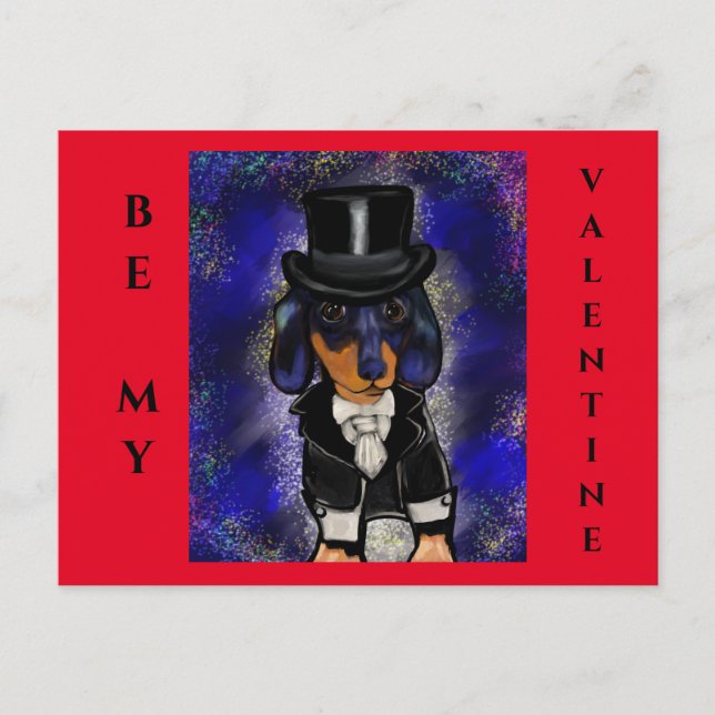 Dachshund Postcard (Front)