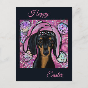 DACHSHUND POSTCARD