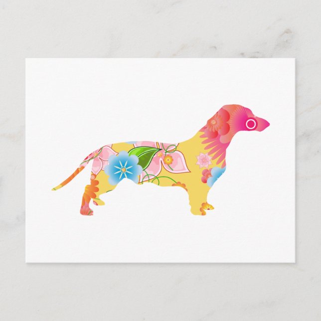 Dachshund Postcard (Front)
