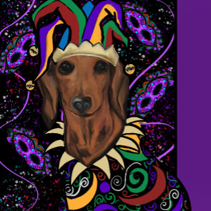 Dachshund postcard