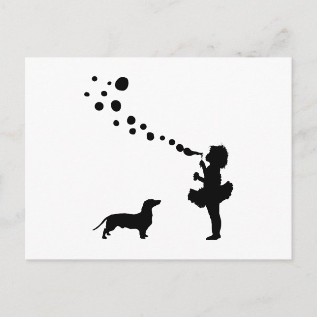 Dachshund Postcard (Front)