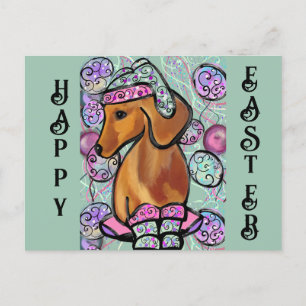 DACHSHUND POSTCARD