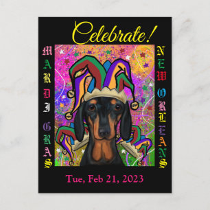 Dachshund postcard