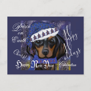Dachshund  postcard
