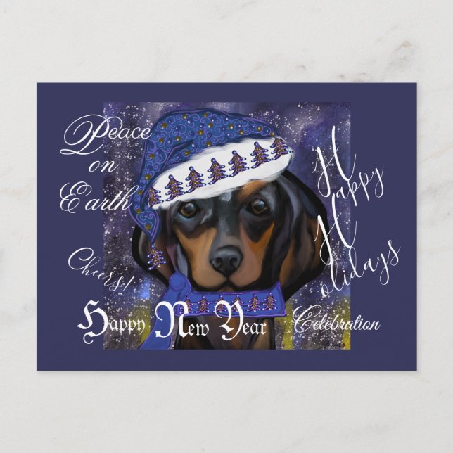 Dachshund  postcard (Front)
