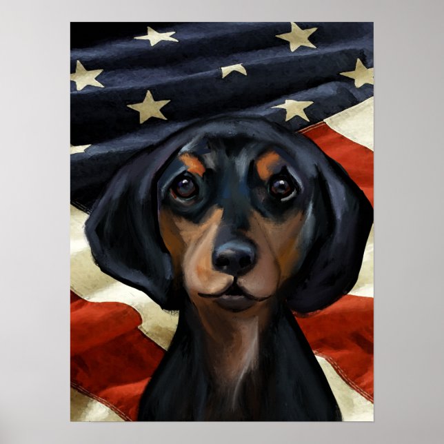 DACHSHUND POSTER (Front)