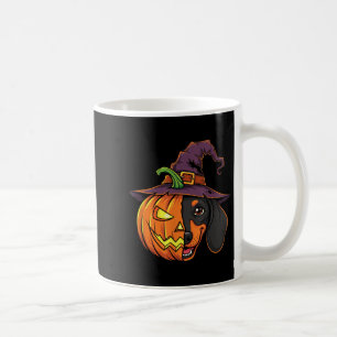 Dachshund Pumpkin Jack O Lantern Halloween Kids Me Coffee Mug